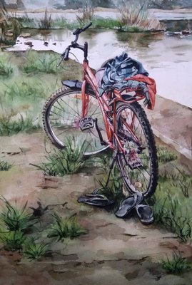 На изображении может находиться: велосипед и на улице